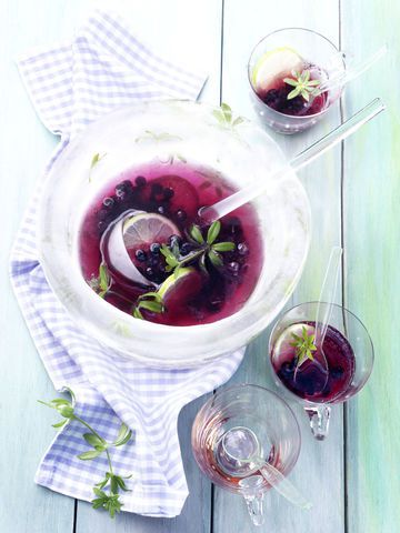 Punch aux myrtilles sauvages