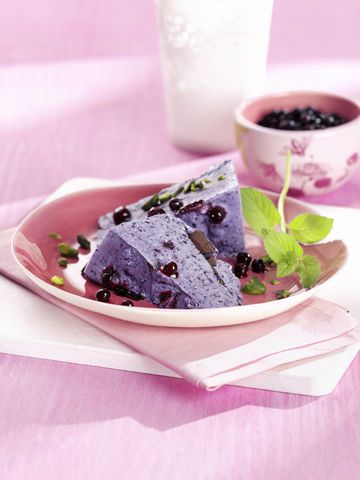 Blaubeer-Mascarpone-Parfait