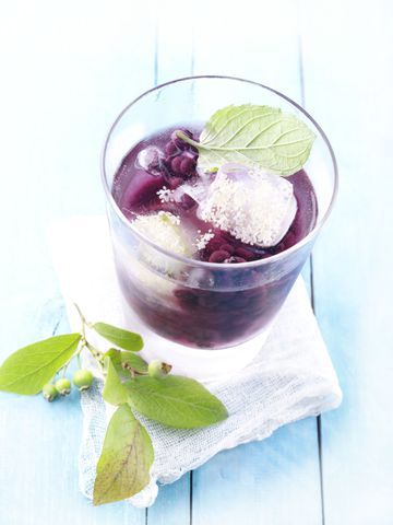 Blaubeer-Soda