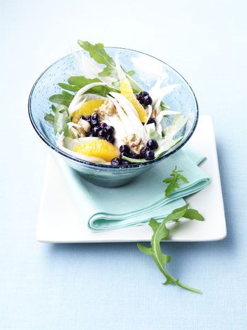 Fenchelsalat mit Blaubeeren