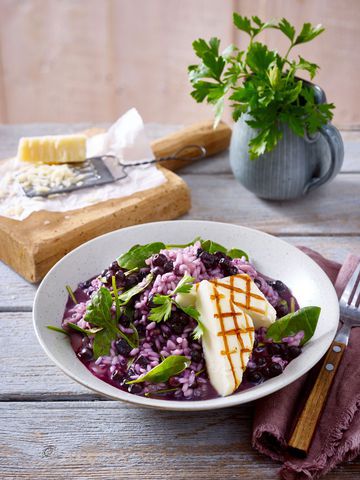 Blaubeer-Risotto