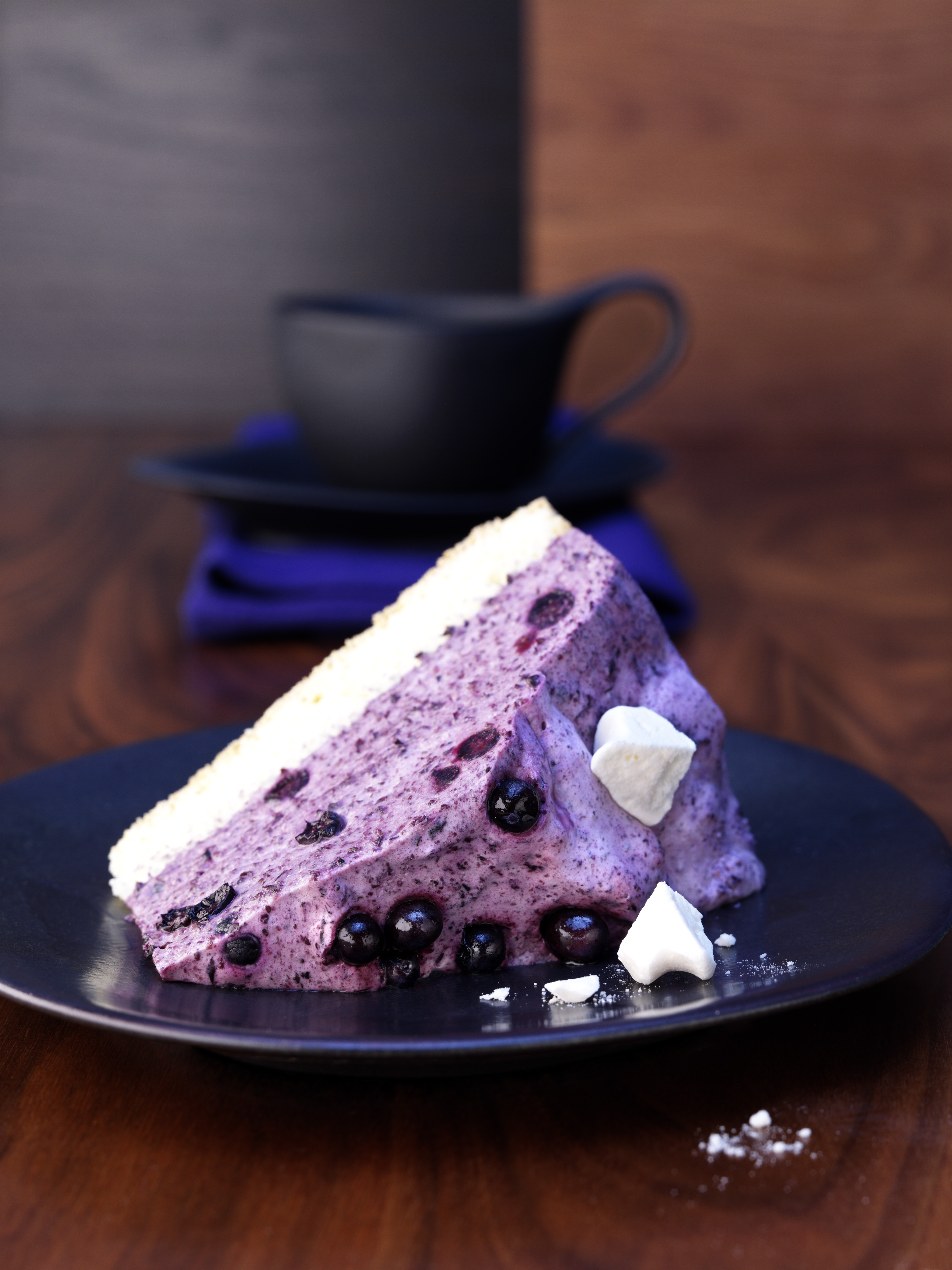 Gateau Aux Myrtilles A La Creme De Cassis